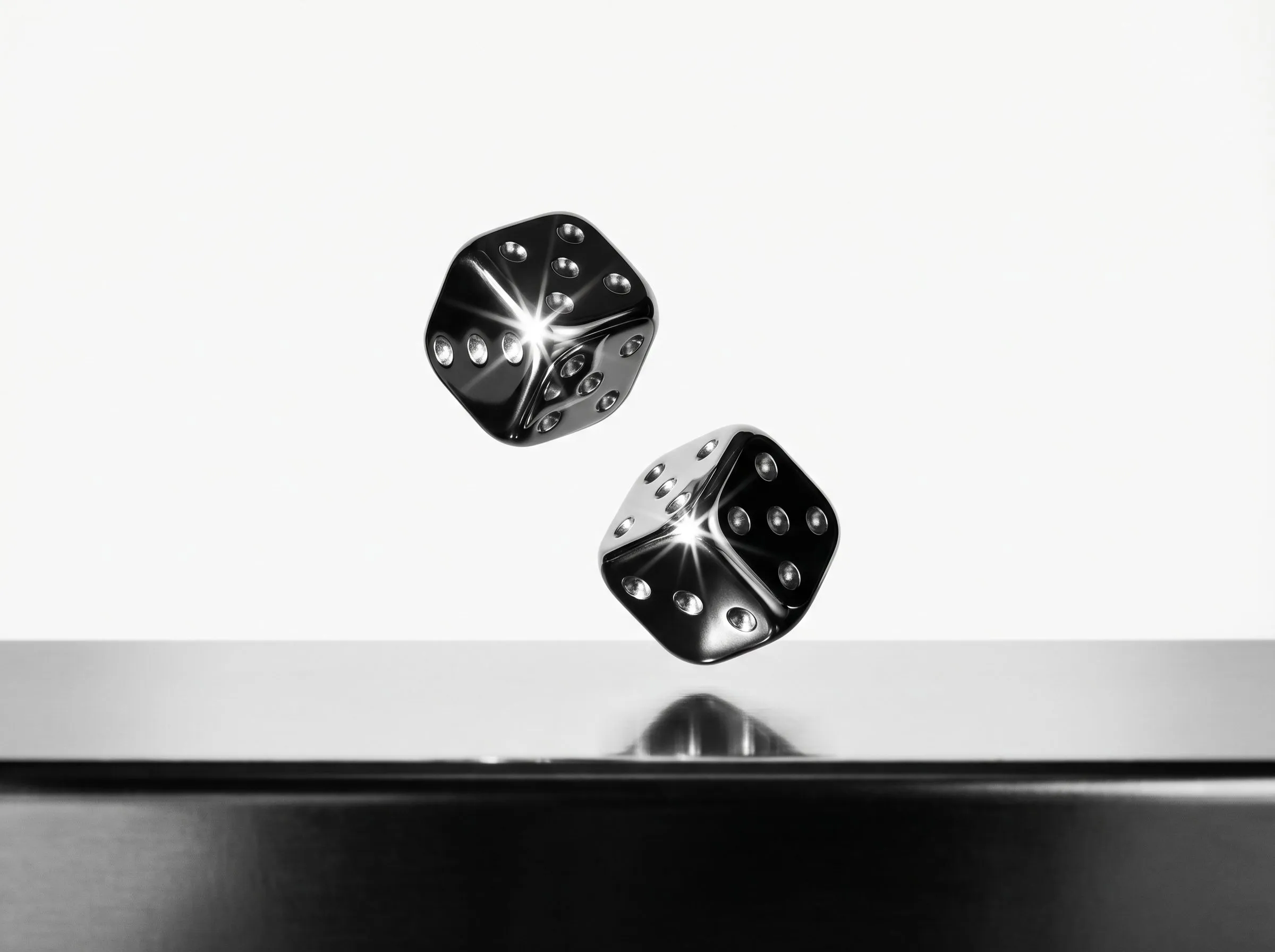 Composición abstracta en alto contraste